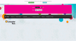 Desktop Screenshot of caterpillarmusic.com